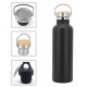 Cross-border sourcing of 304 stainless steel sports water bottles, American-style large-mouth mountaineering kettles, double-walled vacuum tumblers with logos.