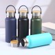 New hot-selling 32oz space bottle with handle and bamboo lid, stainless steel thermos, double-walled vacuum sports bottle, wholesale