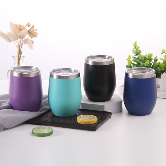 Custom New 12oz Sublimation Egg Cup, Stainless Steel Vacuum Wine Cup, Creative U-Shaped Pot-Bellied Egg Cup Wholesale Custom New 12oz Sublimation Egg Cup, Stainless Steel Vacuum Wine Cup, Creative U-Shaped Pot-Bellied Egg Cup Wholesale