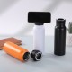 Cross-border magnetic stainless steel thermos, outdoor cycling portable sports water bottle, 24oz phone holder straw mug