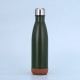 Foreign trade 304 stainless steel vacuum thermos with double-layer vacuum cork bottom, sealed and leak-proof cola bottle, portable sports water bottle