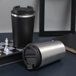 Custom Stainless Steel Vacuum Cup, Creative and Stylish Flip-Top Coffee Cup, Portable Drinking Outdoor Cup Wholesale
